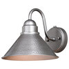 Outland 10" Outdoor Wall Light Brushed Pewter