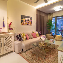 Room Tour: A Living Room's Middle Eastern-Moroccan Inspiration