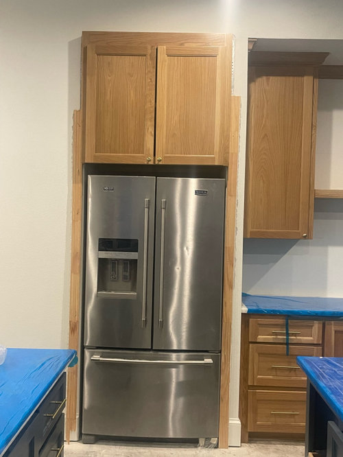 trim around refrigerator