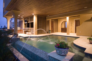 Pool - southwestern pool idea in Houston