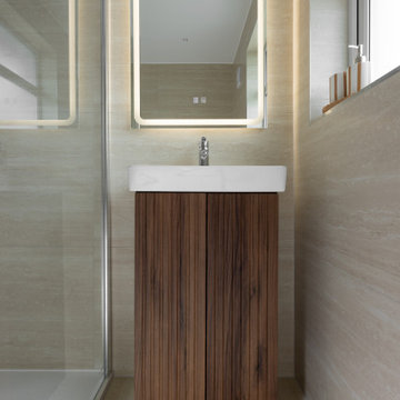 Bathroom Renovation - Roma Travertine Tile