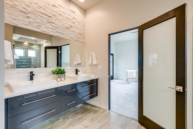 Inspiration for a contemporary home design remodel in Boise