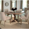 Coaster Donny Osmond Home Florence Round Pedestal Dining Table, Natural 180200
