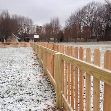 4 Foot Cedar Picket Fence