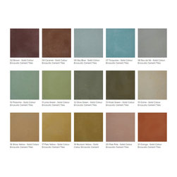 BESPOKE Solid Colour Encaustic Cement Tiles - Products
