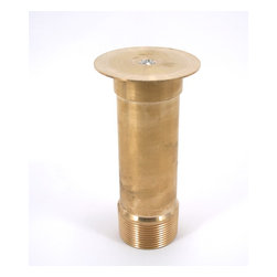 1 1/2" Brass Bell Water Film Nozzle - Outdoor Fountain And Pond Accessories