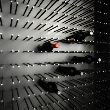 STEEL WINE STORAGE RACK