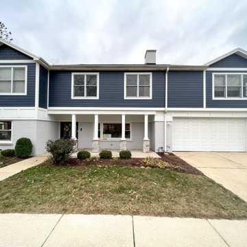 Deep Ocean James Hardie Siding Project, Elmhurst, IL