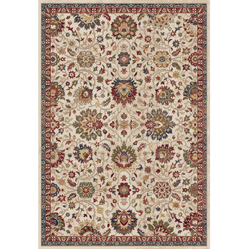 Juno Ivory And Red Area Rug, 7.10'X10'