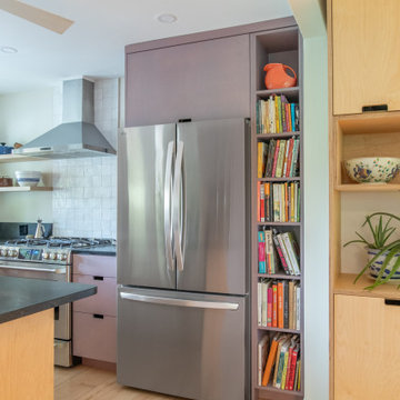 Refrigerator & Cookbook Storage