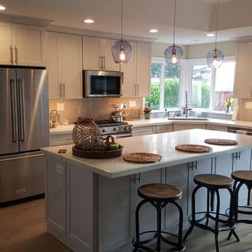 Open Concept Kitchen and Living Room Renovation