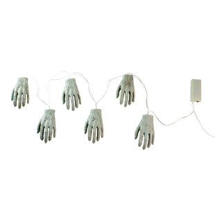 Northlight Set of 6 Skeleton Hands Halloween Light Set