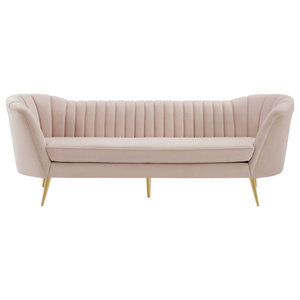 Ether Curved Sofa Midcentury Sofas By Jonathan Adler Houzz