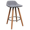 Counter Stool in Gray - Set of 2