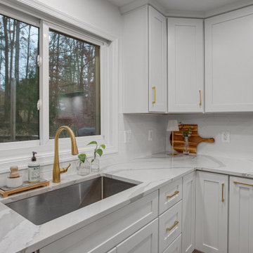 Transitional Two Finish Kitchen Remodel Woodbridge, VA | Reico