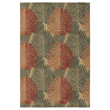 Alfred Shaheen Palm Area Rug, 5'x7'6"
