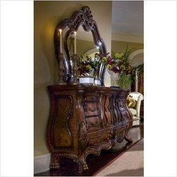 AICO Furniture - Chateau Beauvais Dresser in Noble Bark - 75050D - Bedroom Products