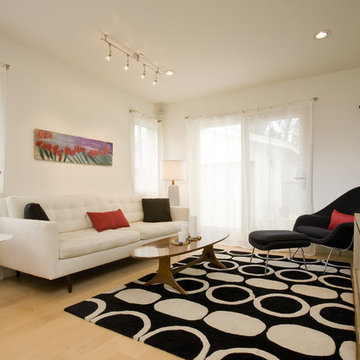 Laguna Beach 1930's Beach Bungalow Conversion to Mid-Century Modern