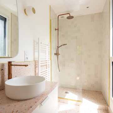 Second oeuvre et aménagement d'une maison bois contemporaine
