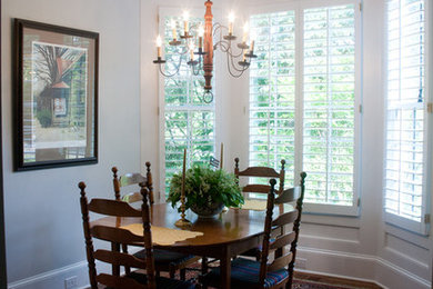 Elegant dining room photo in Charlotte