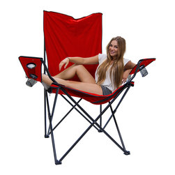 KING PIN FOLDING CHAIR - RED - Products