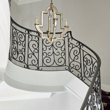 Metal banister