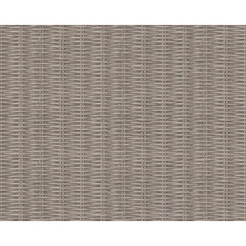Cottage Textured Wallpaper Featuring Woven Wood, 373934