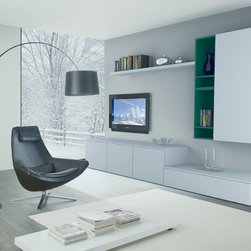 Modern Wall Unit 3D 03 by Artigian Mobili - $2,555.00 - Entertainment Centers And Tv Stands