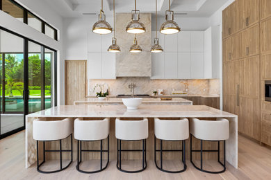 Trendy kitchen photo in Miami