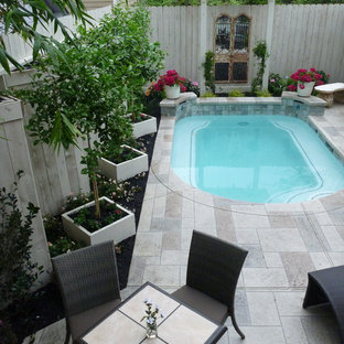 ヒューストンのエクレクティックスタイルのおしゃれなプールの写真