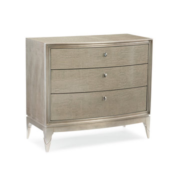 Rise And Shine Silver Maple 3-Drawer Nightstand