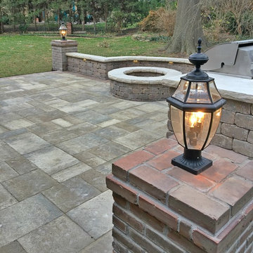 Mission Hills Fire Pit and Grill Station