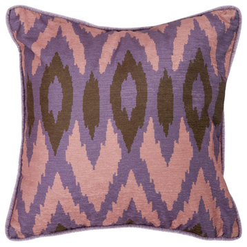 Safavieh Easton Pillow, Set of 2, Lavender, 18"x18"