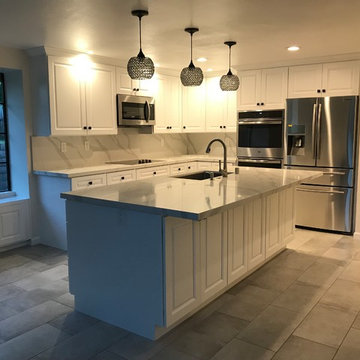 Transitional L-Shaped Kitchen Renovation