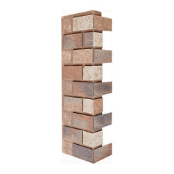 176-33-NEW YORK BRICK CORNER - 33"H X 8"W X 3/4"D - Wall Panels