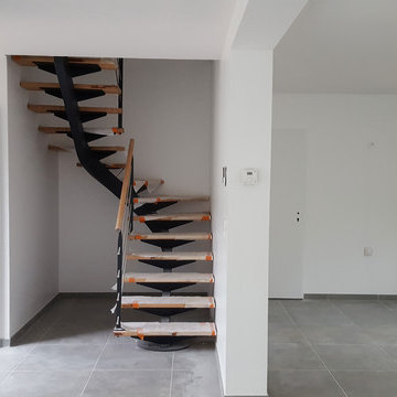 Escalier 2 quarts tournants