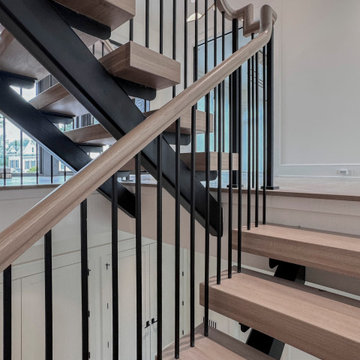 Project #122 | Freestanding Steel & Wood Staircase
