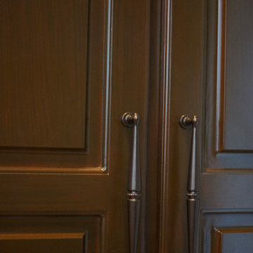 Madison Hall subdivision- Marietta: White to Faux stain finish