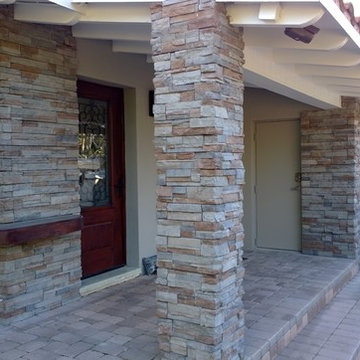 brick columns and block columns