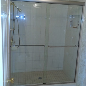 Frameless Bypass Shower Door