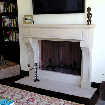 Nicolette Cast Stone Fireplace Mantel