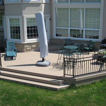 Custom decks by Hickory Dickory Decks using Veka decking.