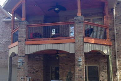 Traditional exterior home idea in Charlotte