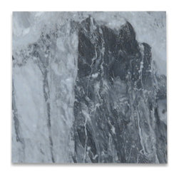 Stone Center Online - Bardiglio Gray Dark Grey Marble 18x18 Tile Polished, 99 sq.ft. - Wall And Floor Tile