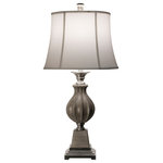 Stylecraft - Finn Cafe, 33" Metal and Cast Body Table Lamp - The Finn Cafe table lamp shows off its traditional styling, and is made of metal. Sophisticated with a classic touch, it looks beautiful on a side table and will update the living room ambiance. It effortlessly complements decor with its lasting design.
