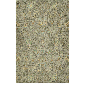 Kaleen Chancellor Hand-Tufted Indoor Area Rug, Taupe, 10'x14'