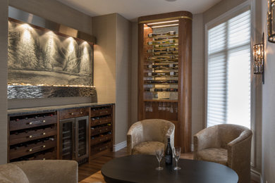 Inspiration for a 1950s wine cellar remodel in Calgary