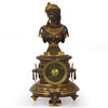 Consigned French Egyptian Revival Antique Mantel Clock of Cleopatra