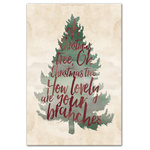 DDCG - Watercolor "O Christmas Tree" Canvas Wall Art, 24"x36" - Spread holiday cheer this Christmas season by transforming your home into a festive wonderland with spirited designs. This Watercolor "O Christmas Tree" 24x36 Canvas Wall Art makes decorating for the holidays and cultivating your Christmas style easy. With durable construction and finished backing, our Christmas wall art creates the best Christmas decorations because each piece is printed individually on professional grade tightly woven canvas and built ready to hang. The result is a very merry home your holiday guests will love.