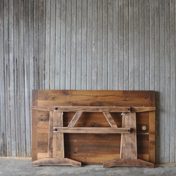 Solid Wood Folding Table - Furniture
